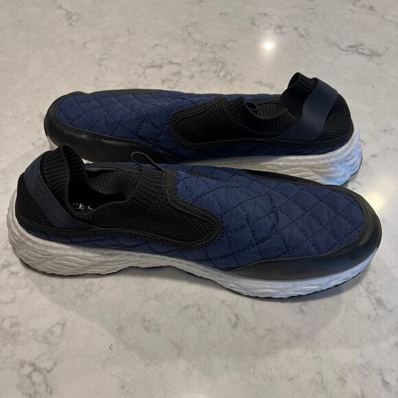 Vince Camuto Men’s Quilted Slip On Casual Athletic Sneakers Size 10.5 Blue Black - Picture 5 of 8